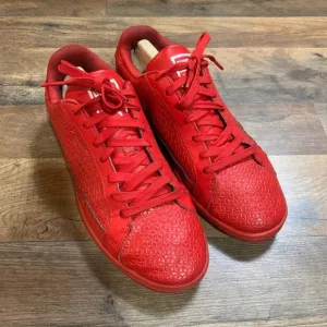 PUMA Y2K Era Red Leather Look Streetwear Casual Gym Sneakers 8 Men’s/10 Women's